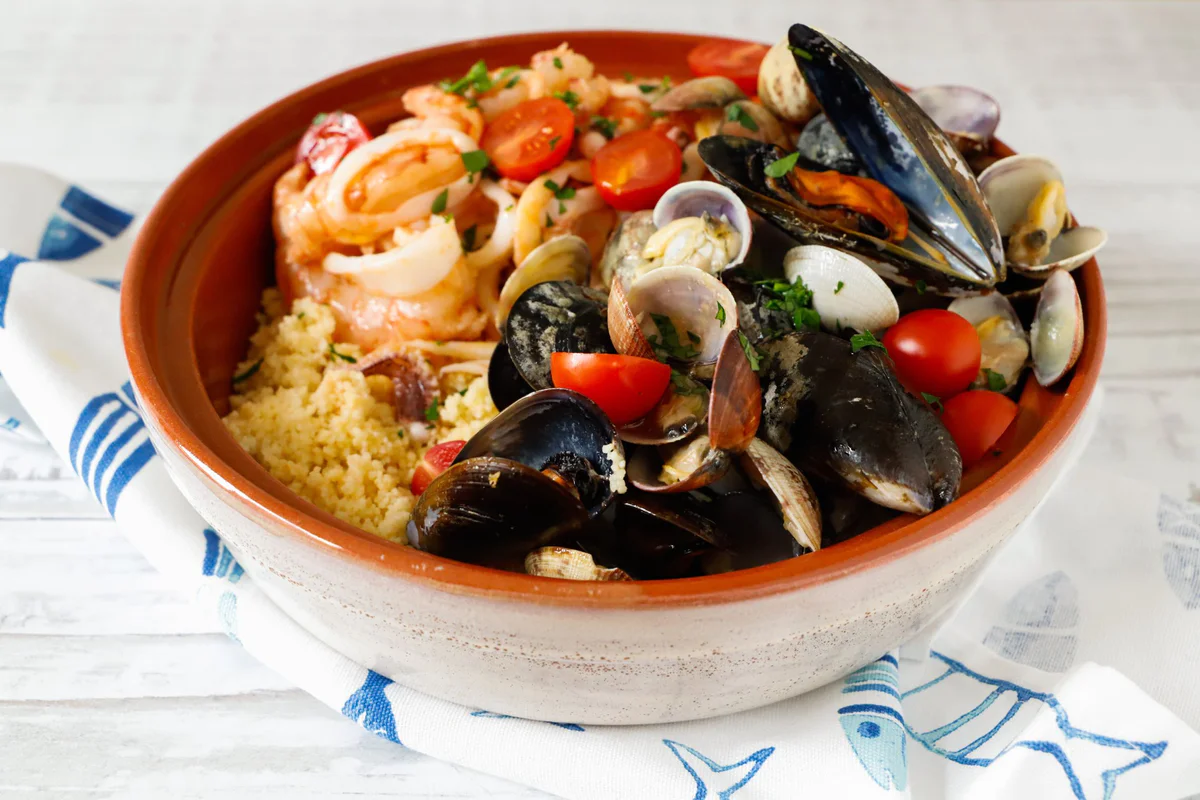 cous cous di pesce surgelato